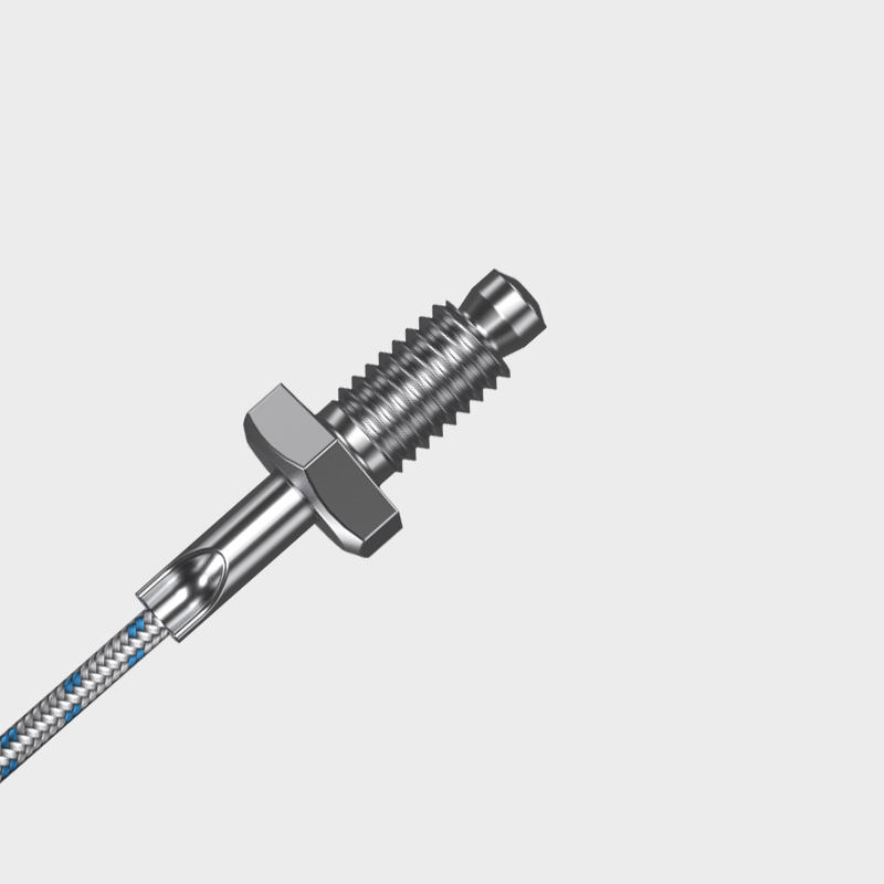 سنسور دمای فشرده درجه صنعتی با ترموکوپل PT100K (M6/M8) با پیچ فولادی ضد زنگ